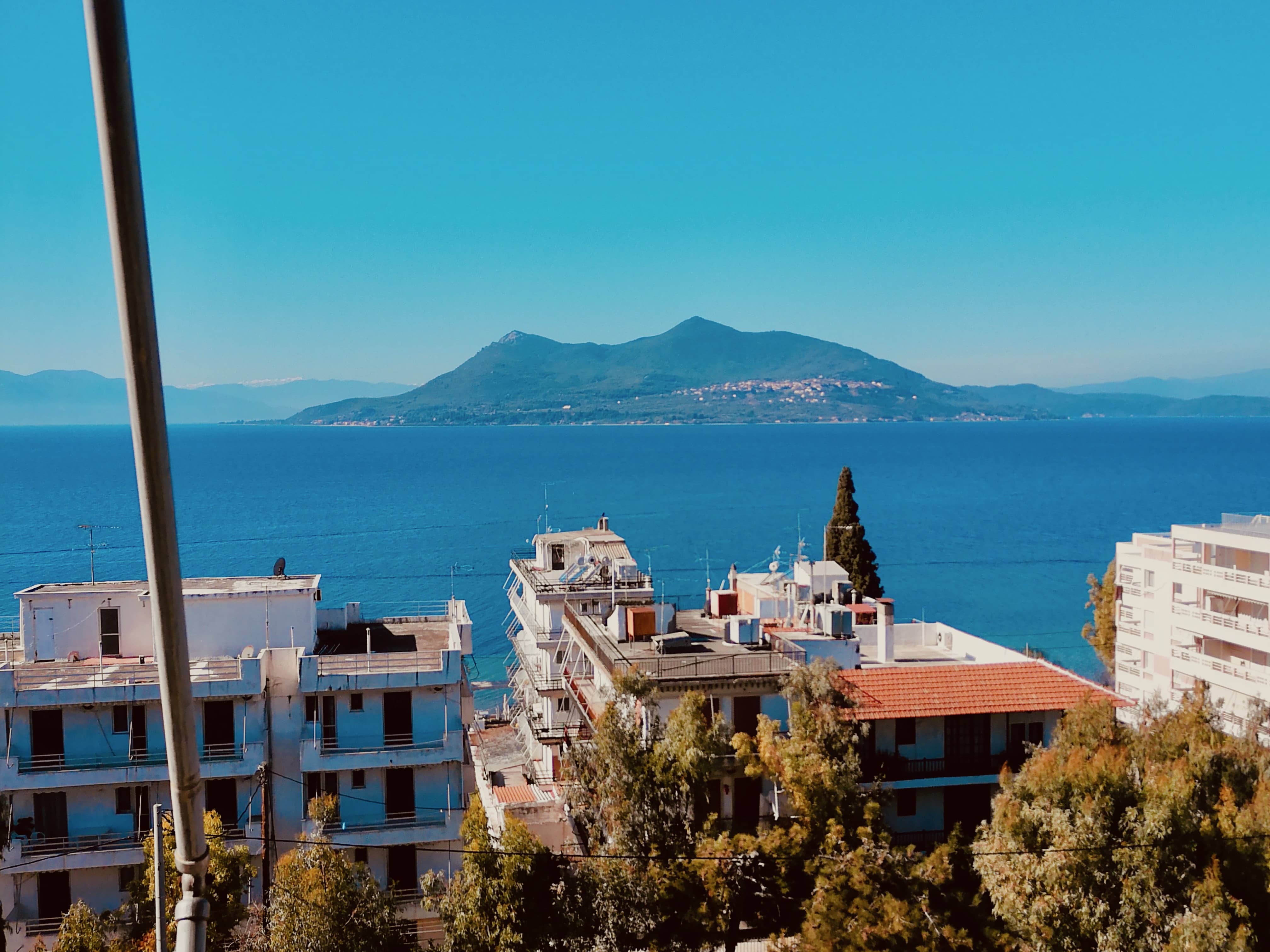 alexiou studios double bedroom sea view loutra edipsos