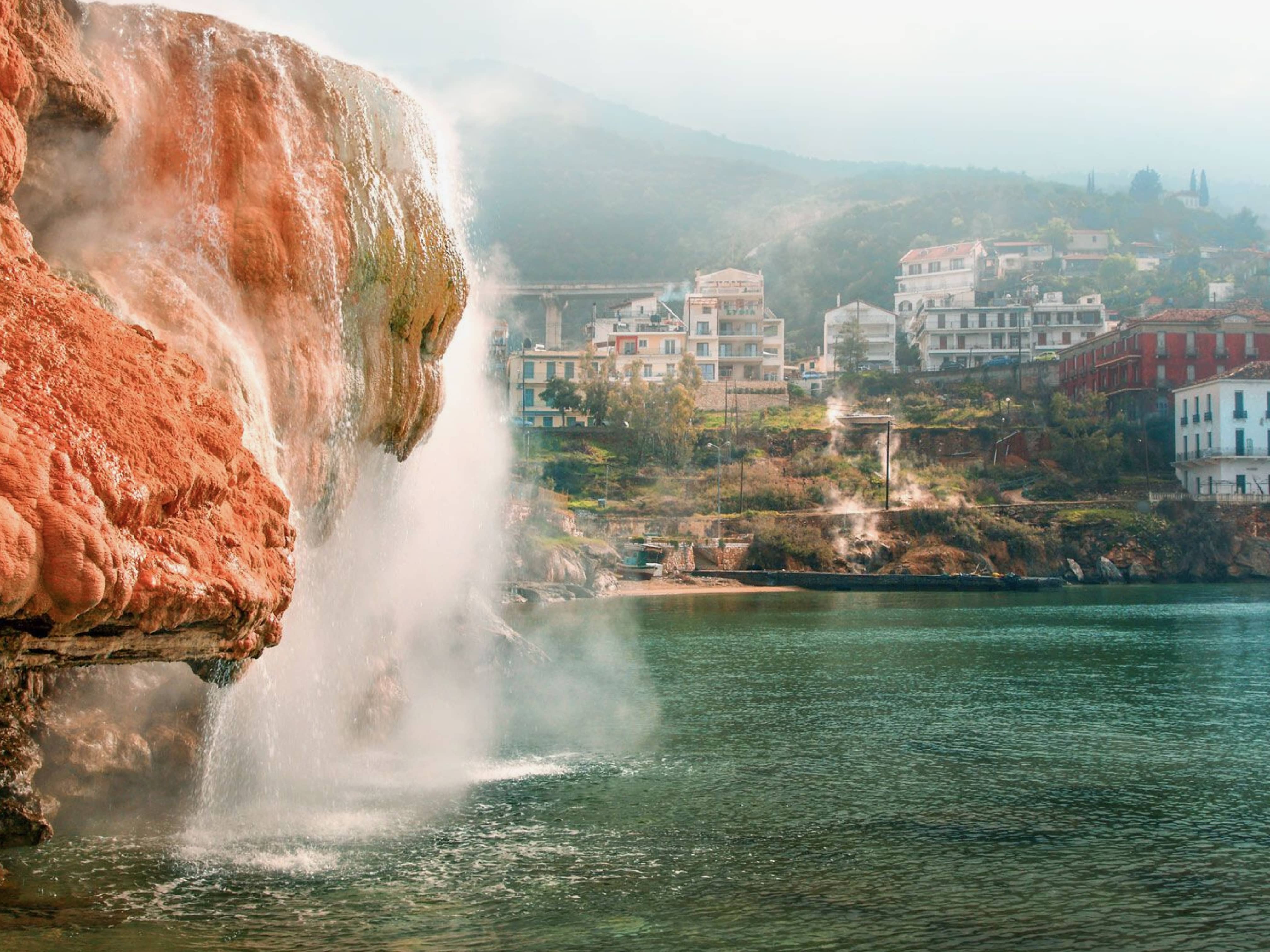 loutra of edipsos thermal springs